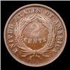 Image 3 : 1866 Two Cent Piece 2c Grades vf+