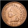 Image 2 : 1907 Indian Cent 1c Grades Choice AU/BU Slider