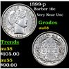 Image 1 : 1899-p Barber Dime 10c Grades Choice AU/BU Slider
