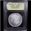 Image 4 : ***Auction Highlight*** 1897-p Morgan Dollar $1 Graded Choice Unc+ DMPL by USCG (fc)