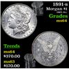 Image 1 : 1891-s Morgan Dollar $1 Grades Choice Unc