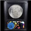 Image 5 : ***Auction Highlight*** 1889-p Morgan Dollar $1 Graded GEM+ Unc By USCG (fc)