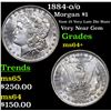 Image 1 : 1884-o/o Morgan Dollar $1 Grades Choice+ Unc