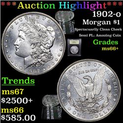 ***Auction Highlight*** 1902-o Morgan Dollar $1 Graded GEM++ Unc By USCG (fc)