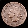 Image 2 : 1868 Indian Cent 1c Grades vf+