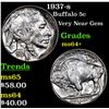 Image 1 : 1937-s Buffalo Nickel 5c Grades Choice+ Unc
