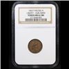 Image 2 : NGC 1863 Turban Liberty Civil War Token 1c Graded ms61 bn By NGC