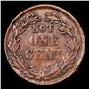 Image 3 : 1863 Indian Civil War Token 1c Grades vf+