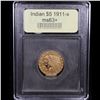 Image 4 : ***Auction Highlight*** 1911-s Gold Indian Half Eagle $5 Graded Select+ Unc By USCG (fc)