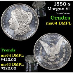 1880-s Morgan Dollar $1 Grades Choice Unc DMPL