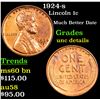Image 1 : 1924-s Lincoln Cent 1c Grades Unc Details