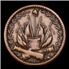 Image 3 : 1863 Indian Civil War Token 1c Grades vf++