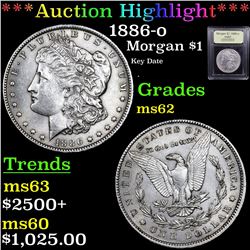 ***Auction Highlight*** 1886-o Morgan Dollar $1 Graded Select Unc by USCG (fc)