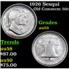 Image 1 : 1926 Sesqui Old Commem Half Dollar 50c Grades Select AU