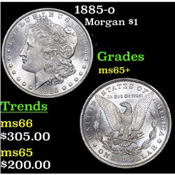 1885-o Morgan Dollar $1 Grades GEM+ Unc