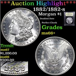 ***Auction Highlight*** 1882/1882-s Morgan Dollar $1 Graded GEM++ Unc By USCG (fc)