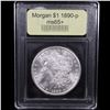 Image 4 : ***Auction Highlight*** 1890-p Morgan Dollar $1 Graded GEM+ Unc By USCG (fc)