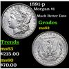 Image 1 : 1891-p Morgan Dollar $1 Grades Select Unc