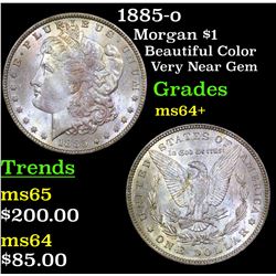 1885-o Morgan Dollar $1 Grades Choice+ Unc