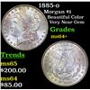Image 1 : 1885-o Morgan Dollar $1 Grades Choice+ Unc