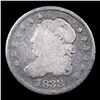Image 2 : 1833 Capped Bust Half Dime 1/2 10c Grades vg+