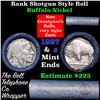 Image 1 : Buffalo Nickel Shotgun Roll in Old Bank Style Wrapper 1927 & s Mint Ends Grades