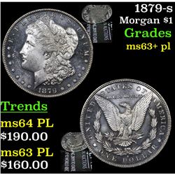 1879-s Morgan Dollar $1 Grades Select Unc+ PL