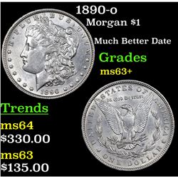 1890-o Morgan Dollar $1 Grades Select+ Unc