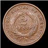 Image 3 : 1864 Two Cent Piece 2c Grades xf