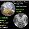 Image 1 : 1881-s Rainbow Toned Morgan Dollar $1 Grades Choice+ Unc