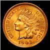 Image 2 : ***Auction Highlight*** 1903 Indian Cent 1c Graded Gem+ Unc RD by USCG (fc)