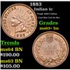Image 1 : 1883 Indian Cent 1c Grades Select+ Unc BN