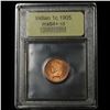 Image 4 : ***Auction Highlight*** 1905 Indian Cent 1c Graded Choice+ Unc RD By USCG (fc)