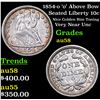 Image 1 : 1854-o 'o' Above Bow Seated Liberty Dime 10c Grades Choice AU/BU Slider