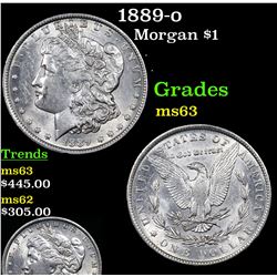 1889-o Morgan Dollar $1 Grades Select Unc