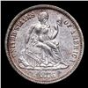 Image 2 : 1876-p Seated Liberty Dime 10c Grades Choice AU/BU Slider