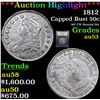 Image 1 : ***Auction Highlight*** 1812 Capped Bust Half Dollar 50c Graded Select AU by USCG (fc)