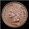 Image 2 : 1873 Closed 3 Indian Cent 1c Grades xf+