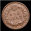 Image 3 : 1873 Closed 3 Indian Cent 1c Grades xf+