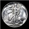 Image 2 : 1942-p Walking Liberty Half Dollar 50c Grades Choice Unc