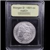 Image 4 : ***Auction Highlight*** 1891-cc Morgan Dollar $1 Graded Select+ Unc by USCG (fc)
