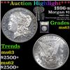 Image 1 : ***Auction Highlight*** 1896-s Morgan Dollar $1 Graded Select Unc By USCG (fc)