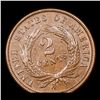 Image 3 : 1865 Two Cent Piece 2c Grades Choice AU/BU Slider