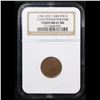 Image 2 : NGC 1861-65 Constitution Forever Civil War Token 1c Graded ms61 bn By NGC