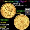 Image 1 : ***Auction Highlight*** 1904-p Gold Liberty Quarter Eagle $2 1/2 Grades Choice Unc (fc)