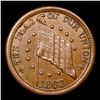 Image 2 : 1863 Shoot Him on the Spot Dix Civil War Token 1c Grades Select AU