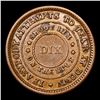 Image 3 : 1863 Shoot Him on the Spot Dix Civil War Token 1c Grades Select AU