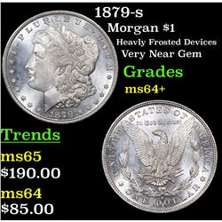 1879-s Morgan Dollar $1 Grades Choice+ Unc