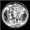 Image 2 : ***Auction Highlight*** 1936-p Mercury Dime 10c Graded Gem++ Unc By USCG (fc)