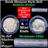 Image 1 : Buffalo Nickel Shotgun Roll in Old Bank Style Wrapper 1916 & s Mint Ends Grades